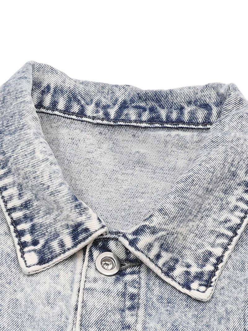 Thorn Embroidered Denim Jacket