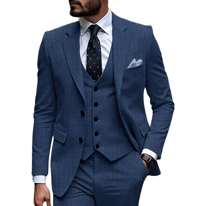 Men's Cotton And Linen Casual Business Blazers
