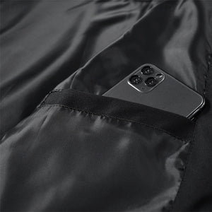 Chaqueta ligera para hombre, chaqueta bomber, chaqueta informal, para uso diario, para vacaciones, resistente al uso, con bolsillo, para primavera y otoño, lisa, moderna, clásica, con solapa, regular, negra, blanca, azul rey, morada y café.