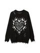 Flame Heart Sweater