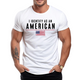 I Identify As An American T-shirt USA 100% COTTON Patriotic GRAPHIC TEE