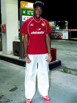 Camiseta con estampado de letras retro 