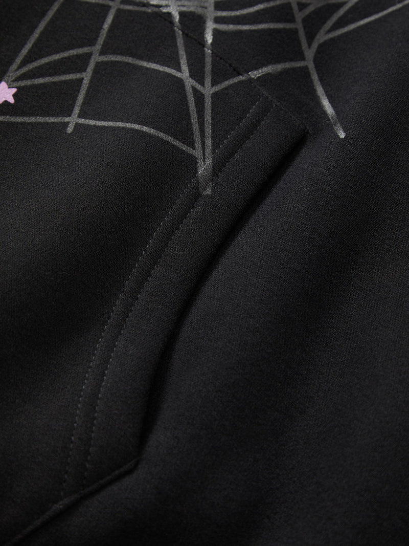 Spider Printed Sweatshirt And Sweatpants Set