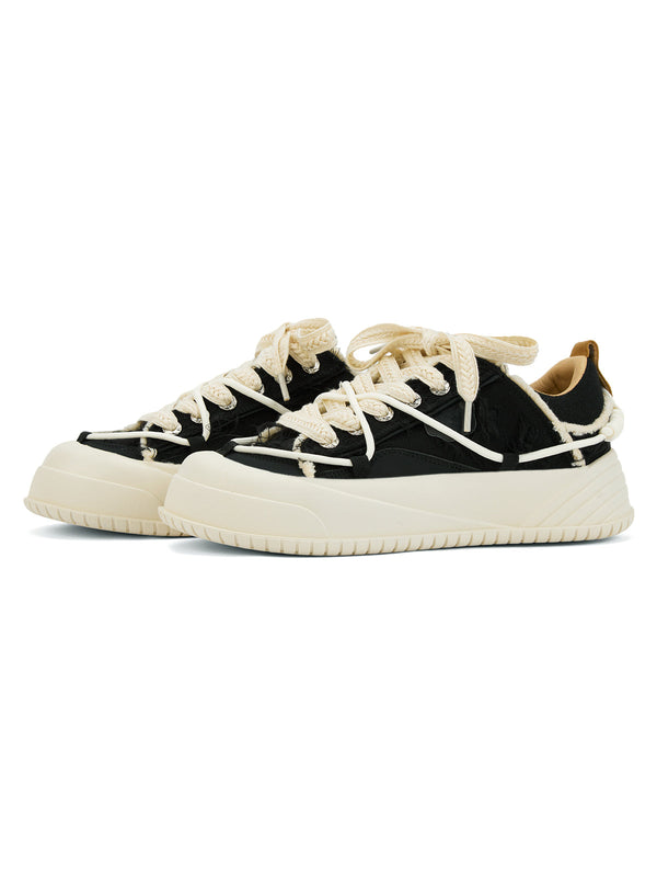 Canvas Paper Plane Street Rap Sneakers