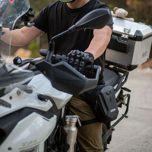 Bolsa impermeable para piernas y cintura para ciclismo al aire libre y motocicleta para hombre