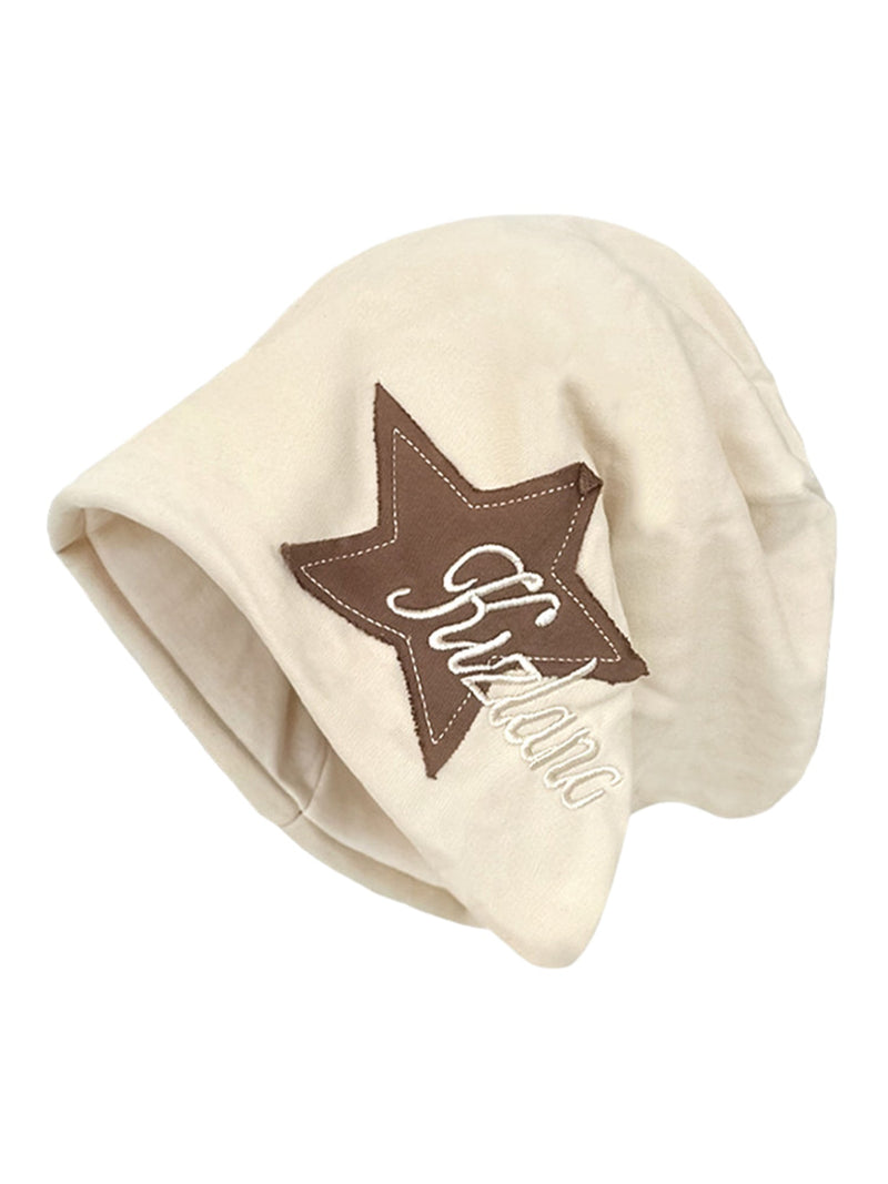 Star Embroidered Wrap Hat