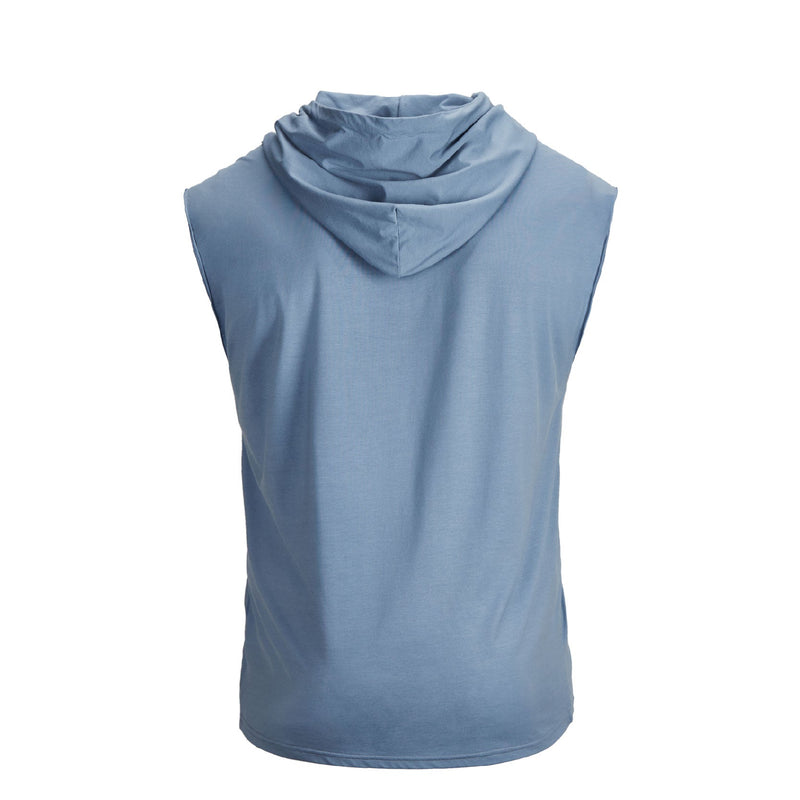 NOBODY PRINT QUICK DRY HOODED TANK