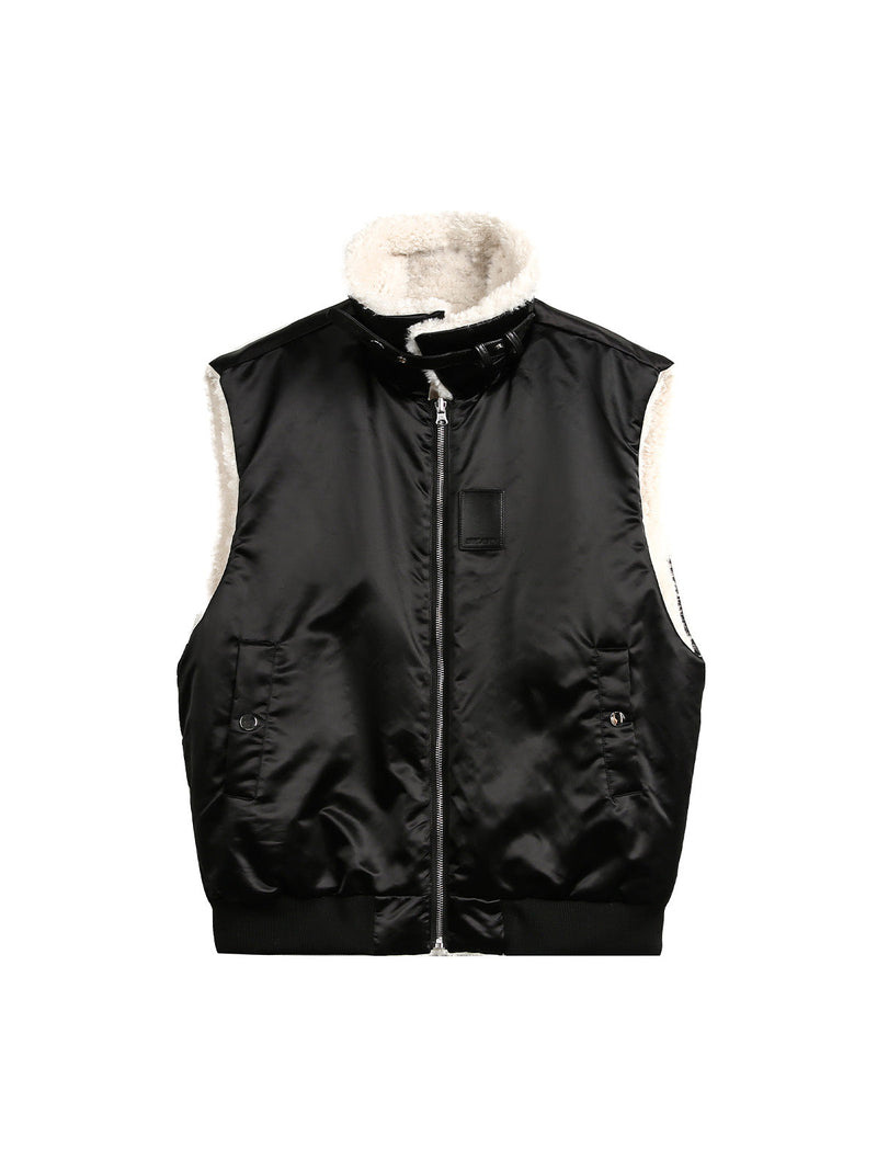 Reversible Wear Sherpa Vest