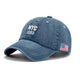 Men's Vintage American Flag Cowboy Cap 04118664TO