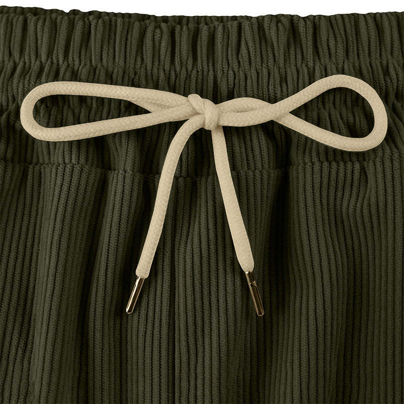 Men's Casual Striped Texture Casual Shorts