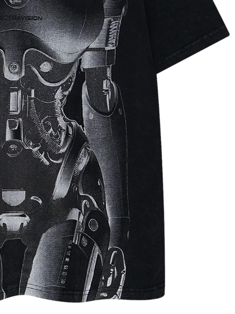 Street Robot Cyberpunk T-shirt