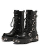 Metal Punk Style Workwear Platform Boots