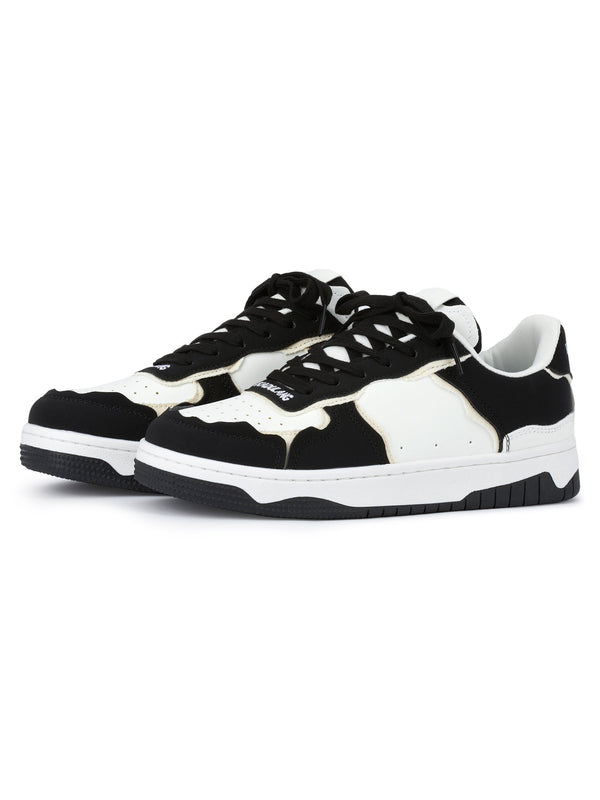 High Street Black And White Board Casual Shoes