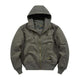 Men's Casual Cotton Loose Hooded Zipper Bomber Jacket