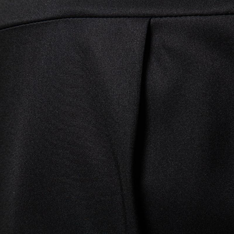 Men's Casual Lapel Slanted Placket Asymmetric Slim Fit Long Sleeve Shirt