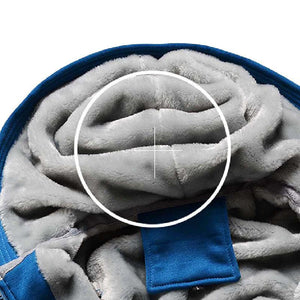 Lässige Fleecejacke mit Kapuze für Herren