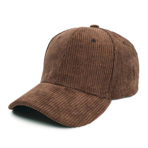 Gorra de pana informal retro para hombre