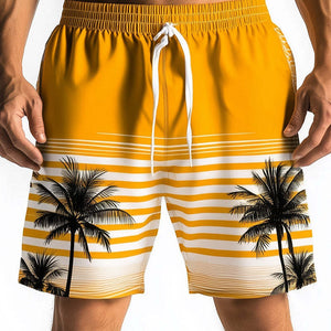 Strandshorts mit Urlaubsprint für Herren