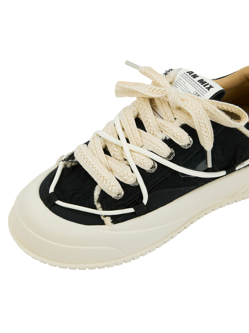 Canvas Paper Plane Street Rap Sneakers