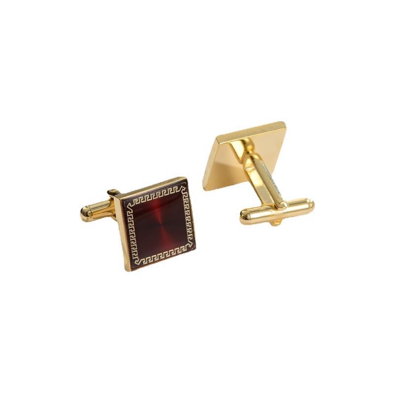 Men's Classic Business Suit Shirt Copper Cufflinks