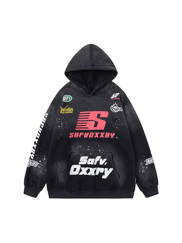 Racing Hooded Sweatshirt