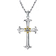 Vintage Evil Eye Cross Necklace