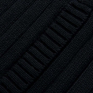 Cárdigan informal de punto ajustado con cremallera y cuello alto para hombre