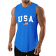 USA FLAG  MOISTURE WICKING ESSENTIALS TANK TOP