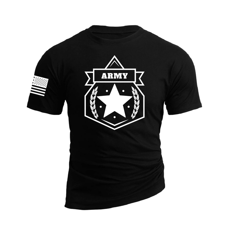 ARMY 100% COTTON GRAPHIC TEE