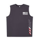 USA Flag print Men's pure cotton round neck vest