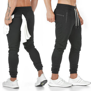 PANTALONES DE FITNESS DE COLOR LISO PARA ENTRENAMIENTO DE CARRERA