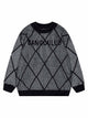 Mohair Diamond Grid Sweater