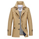 Men's Mid-length Lapel Trench Coat