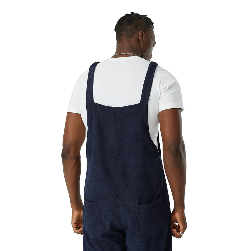 Corduroy Bib Cargo Overalls- Men's