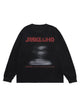 Blurred Silhouette Print Long Sleeve T-shirt