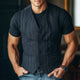 Men's Retro Casual Printed Vest