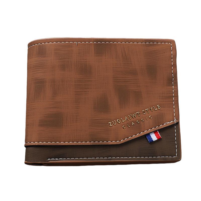 Men's Multi-Card Zipper Leather Wallet