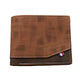 Men's Multi-Card Zipper Leather Wallet