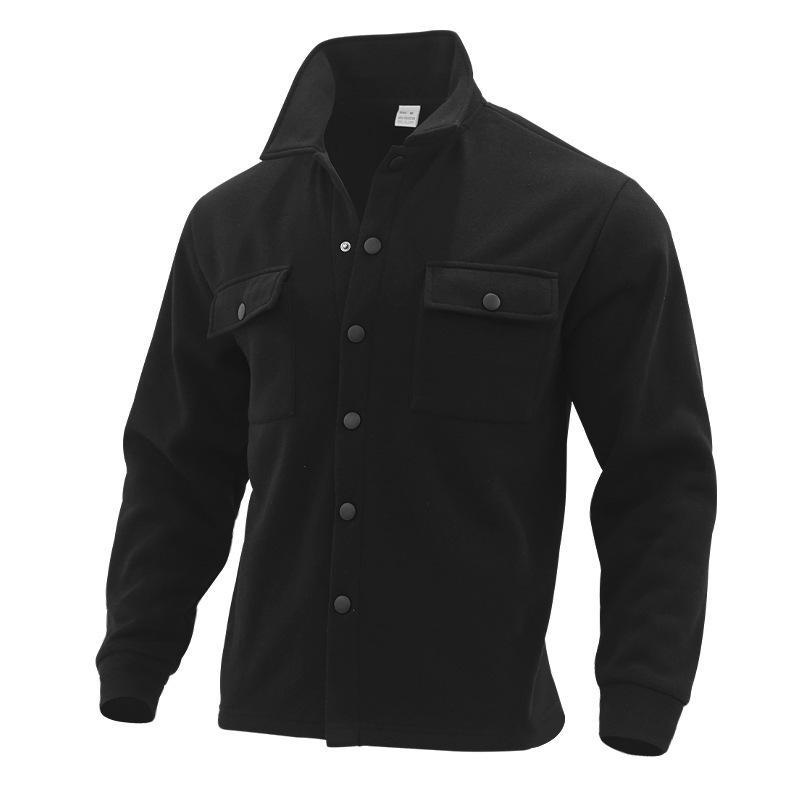 Men's Solid Color Lapel Single Breasted Jacket 94960602X