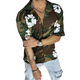 Men's Outdoor Camo Print Short Sleeve Shirt