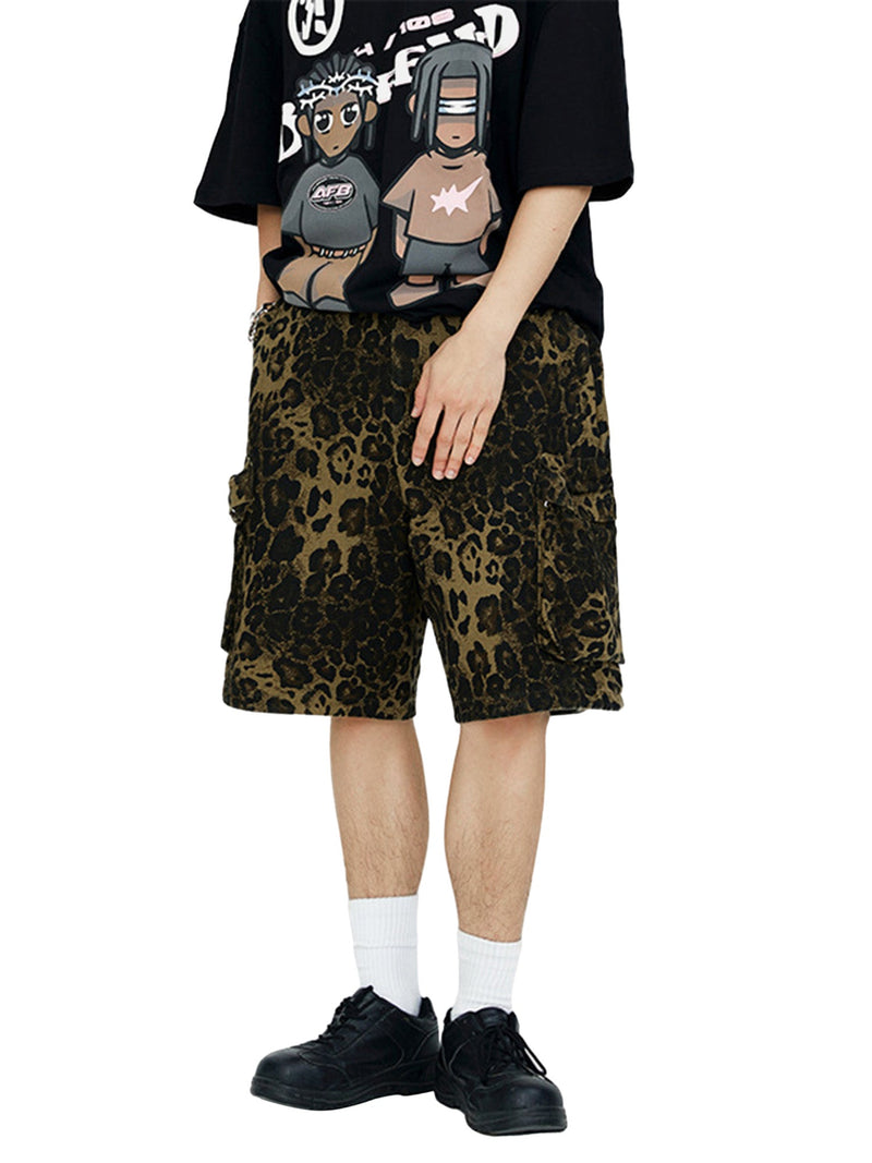 Street Leopard Print Shorts