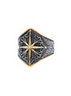 Star Engrave Steel Ring