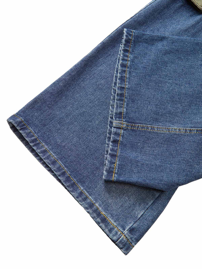 Homemade Large Pocket Cargo Jeans