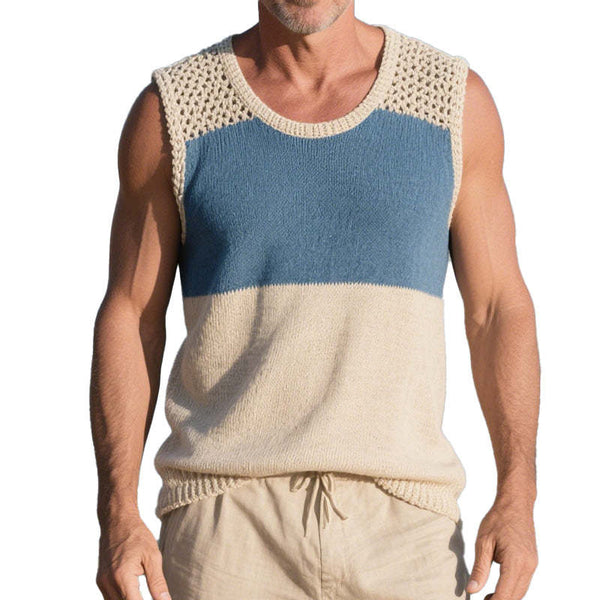 Herren Frühlingsmode Einfach Gewebtes Casual Sports Tank Top