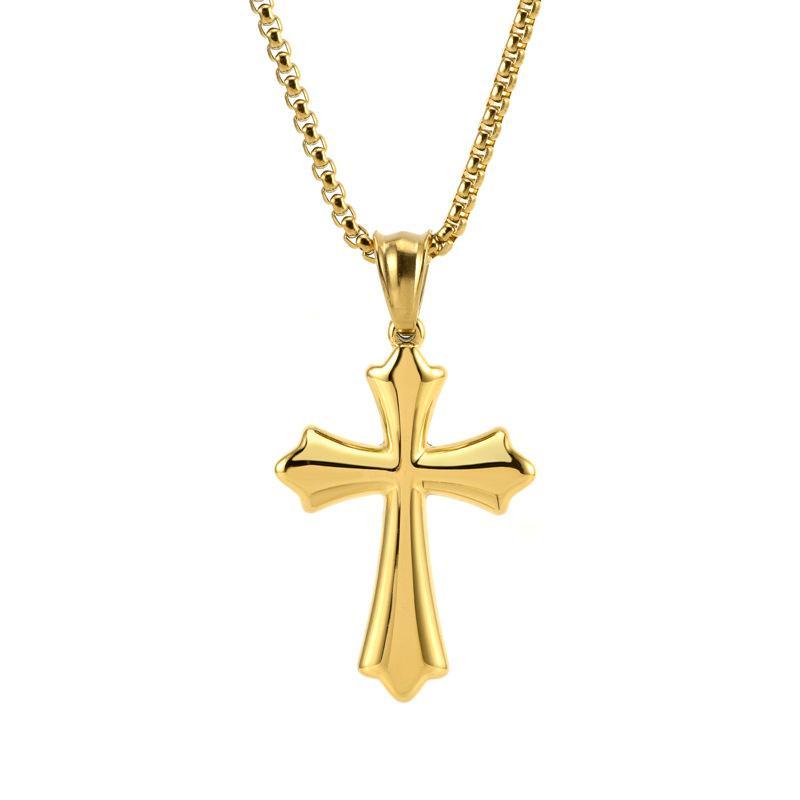 Vintage Casual Cross Necklace