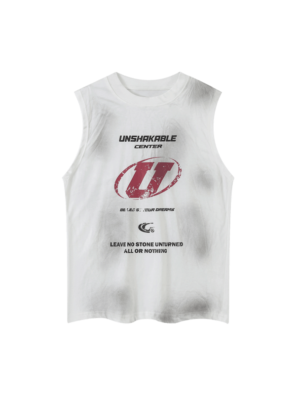 Original Logo Printed Hand-painted Street Rap Vest