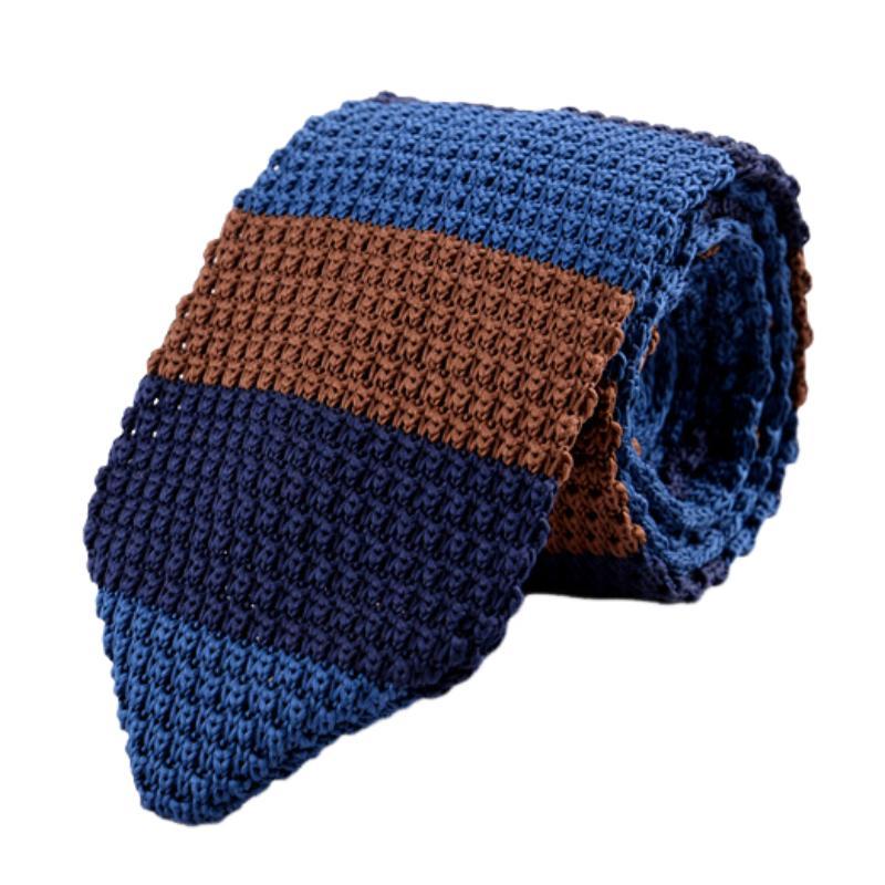 Vintage-Strickkrawatte in Pfeilform für Herren