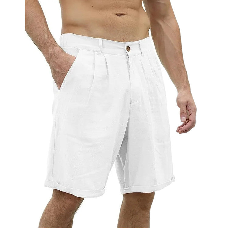 MEN'S CASUAL BEACH COTTON CLASSIC SUMMER SHORTS