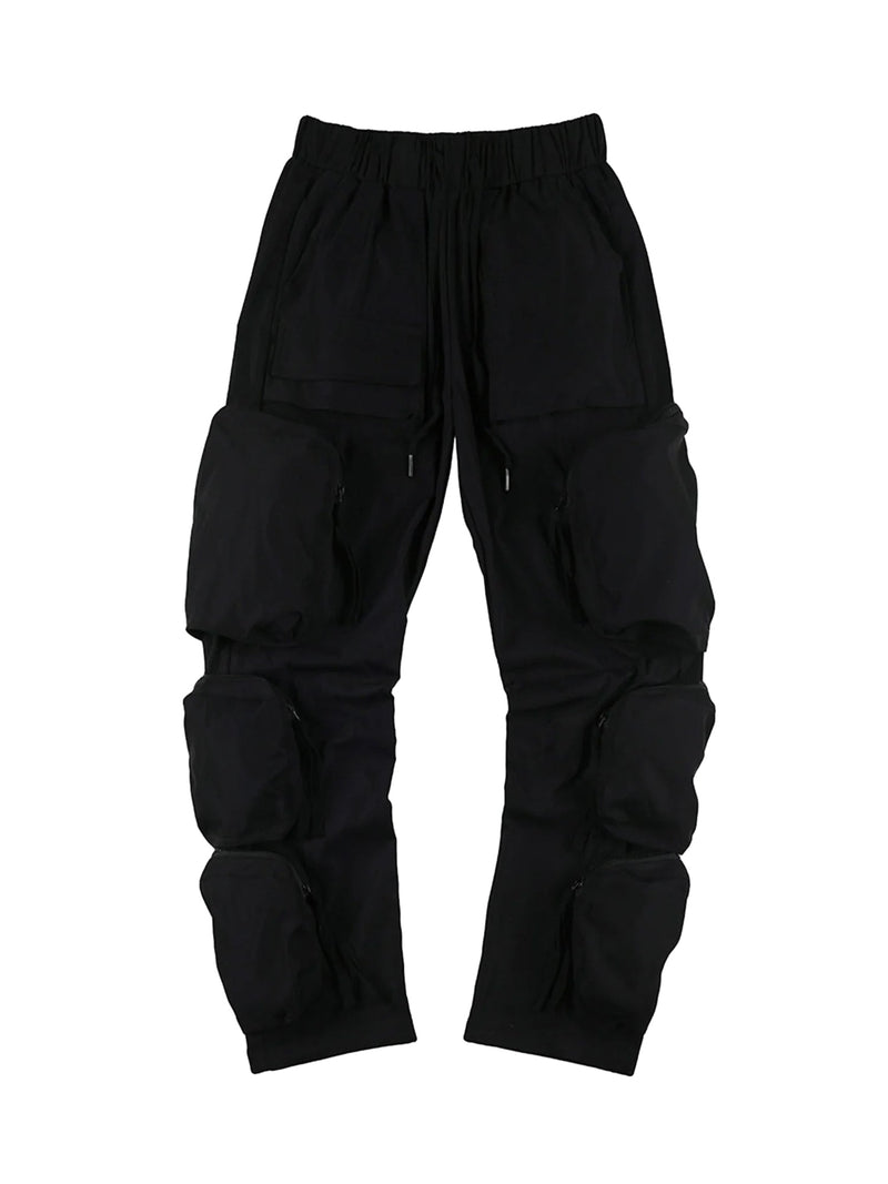 Street Zipper Multi-pocket Work Pants