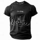 Men's cotton Hand T shirt Short Sleeve T shirt 3D Print Crew Neck Shirt Fashion Daily Athleisure Street Sports Outdoor Black Blue Dark Green Summer Spring Clothing Apparel S M L XL XXL XXXL